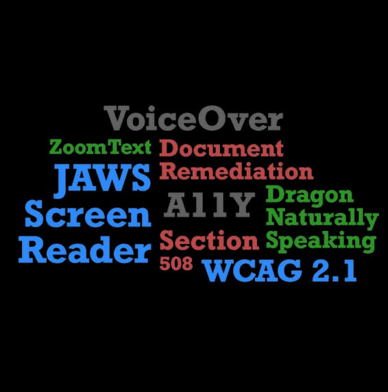 Keywords related to accessibility